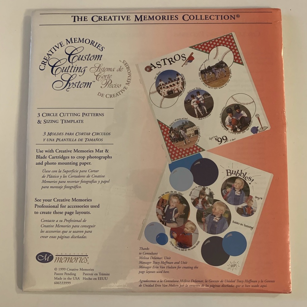 Creative Memories Collection 3 circle templates